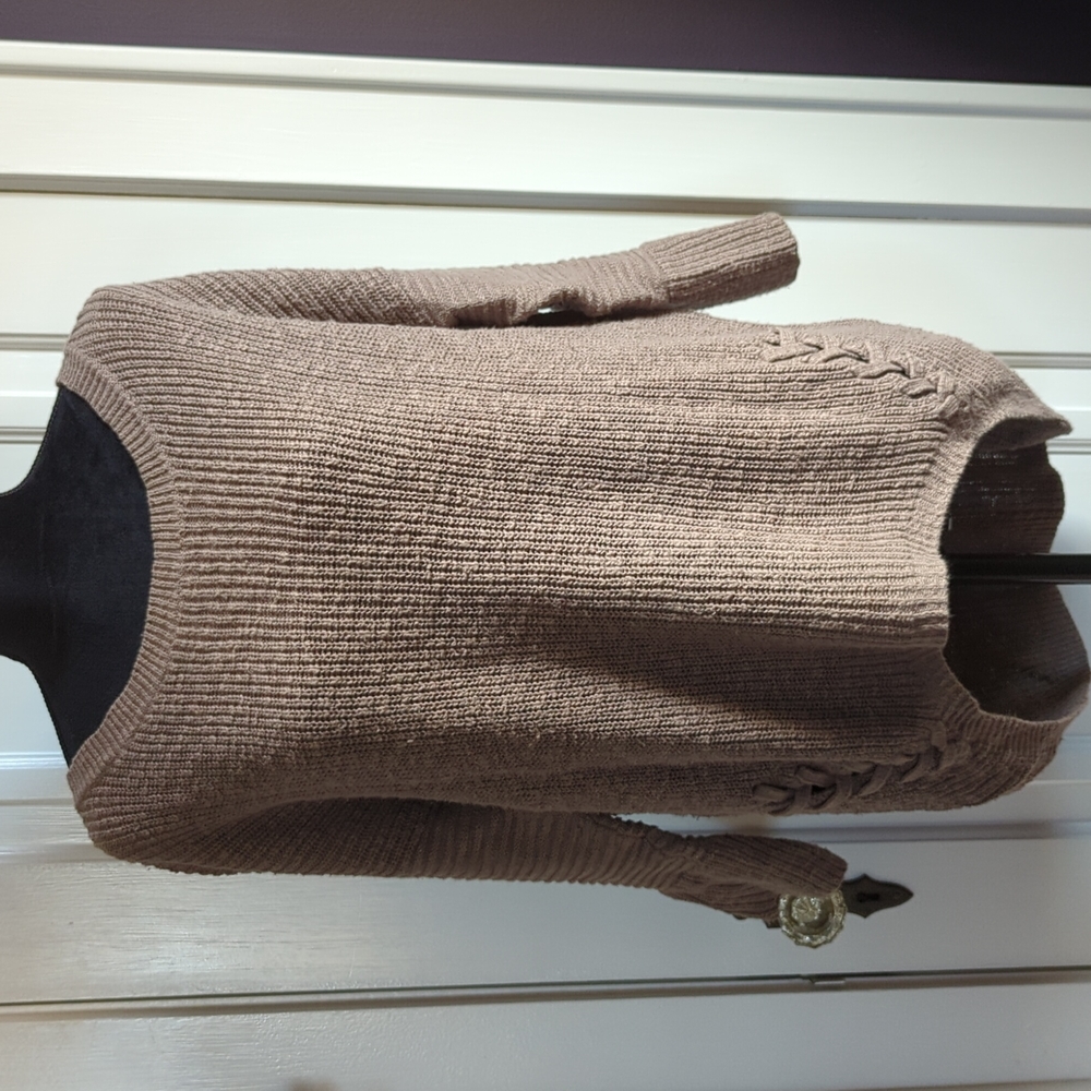 Express high low knit sweater